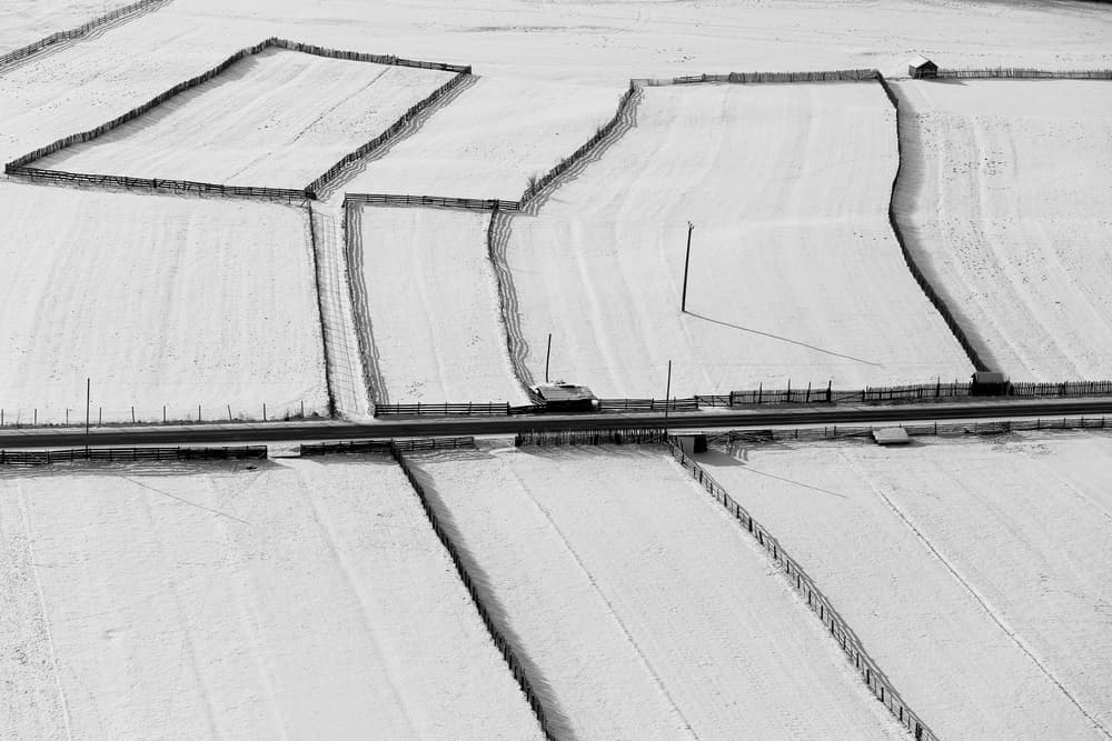 Aerial Winter Landscape by Sveduneac Dorin Lucian — canvas wall art