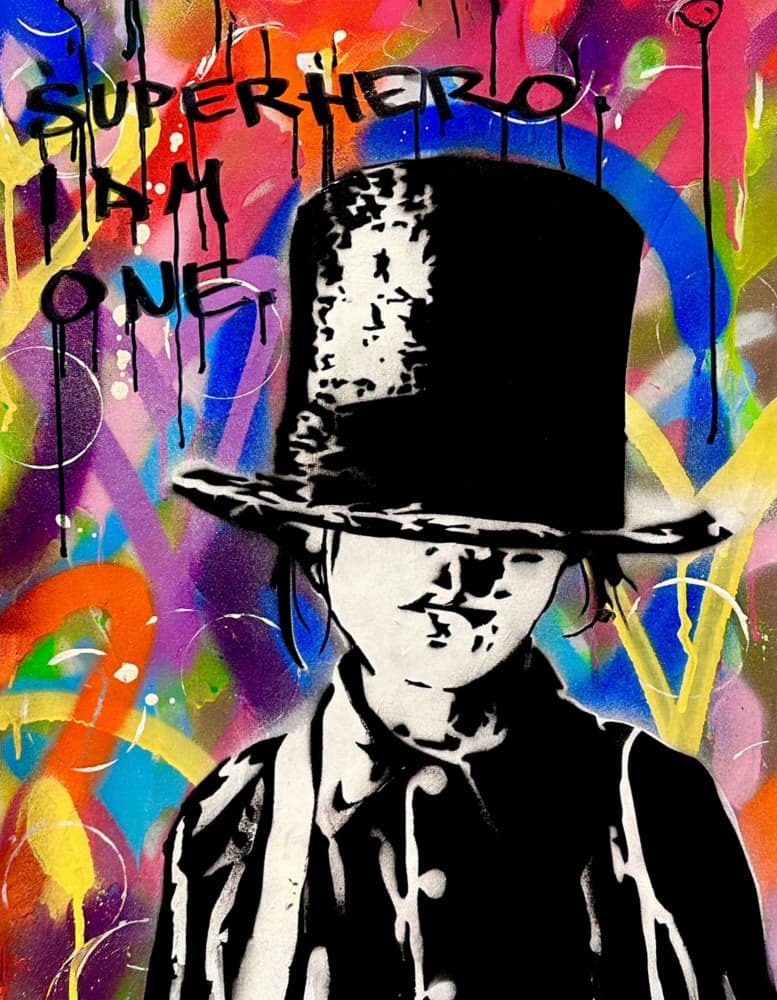 Urban Hero Kid by Suzan Habib — canvas wall art