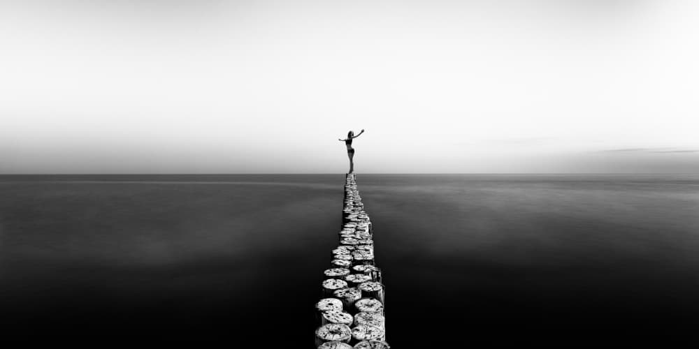 Embracing the Horizon by Patrick Odorizzi — canvas wall art