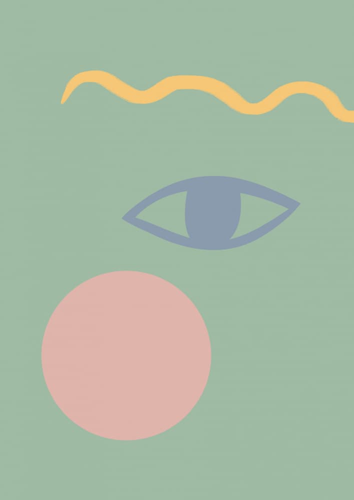 Soft Pastel Abstraction by Talitha McQueen — canvas wall art