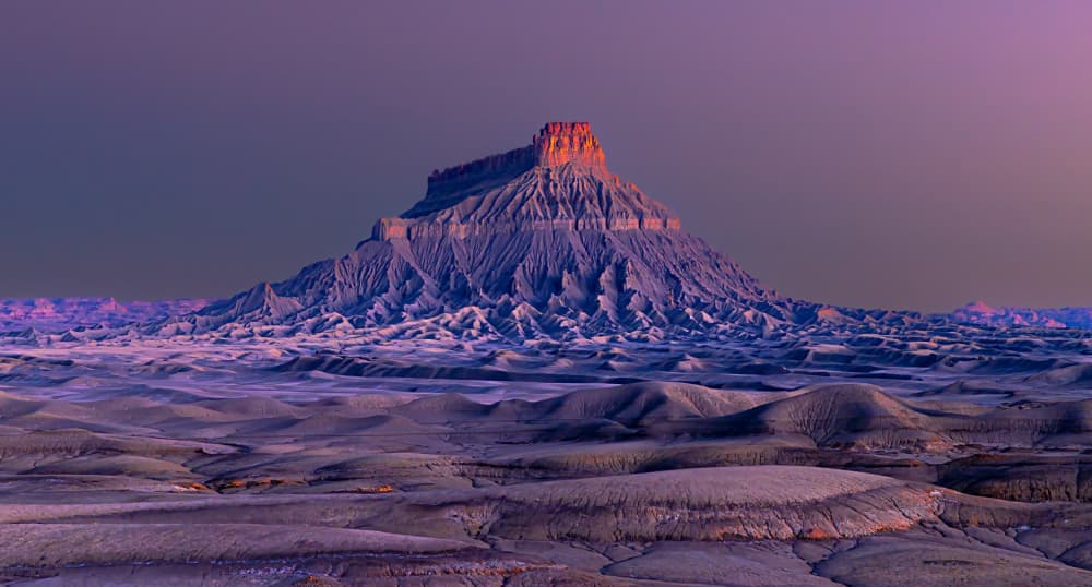 Dramatic Mesa Sunset by Johnson Huang — canvas wall art