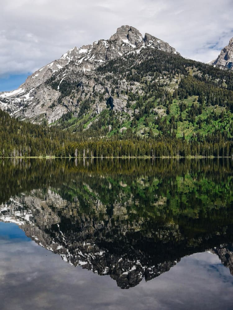 Majestic Mountain Mirror by Del Mundo Imagery — canvas wall art