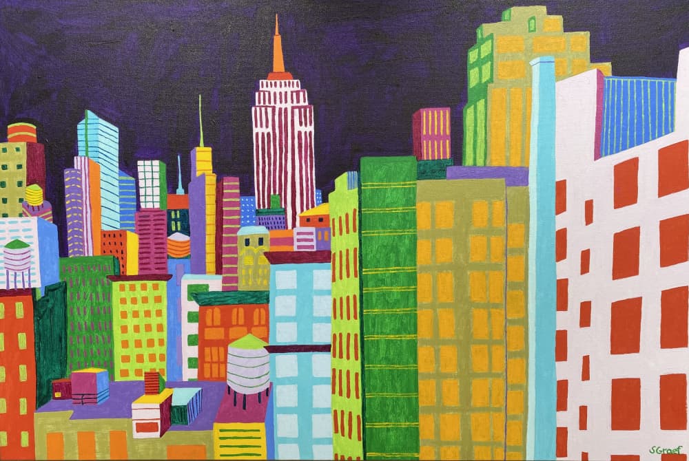 Dark Sky by Sue Graef — canvas wall art