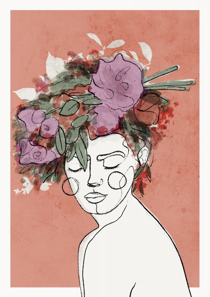 Floral Reverie by Treechild — canvas wall art