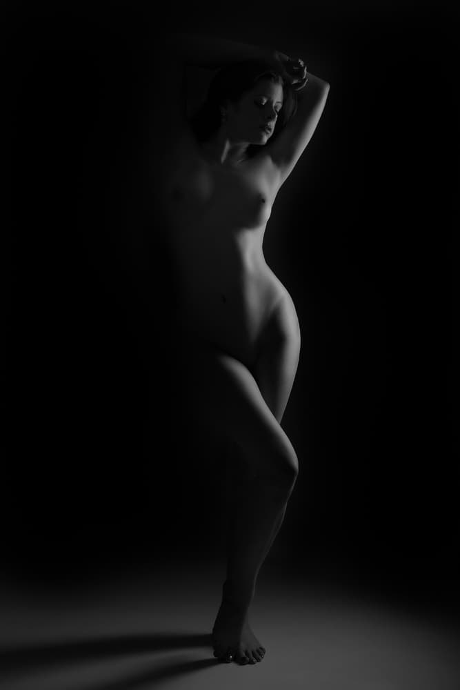 Elegant Nude Figure by Colin Dixon — canvas wall art