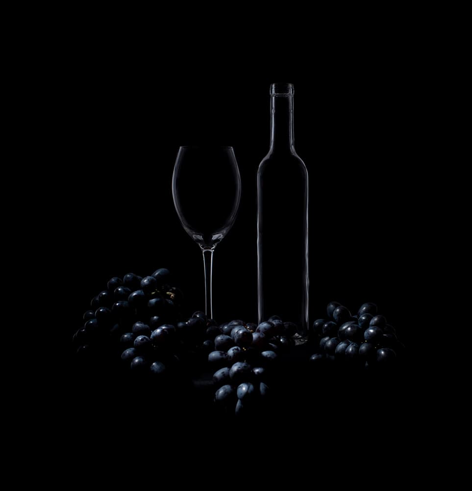 Elegant Wine Still Life by Margareth Perfoncio — canvas wall art