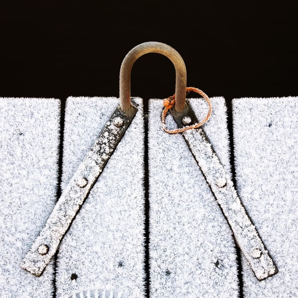 Frosted Metal Latch by Par Soderman — canvas wall art