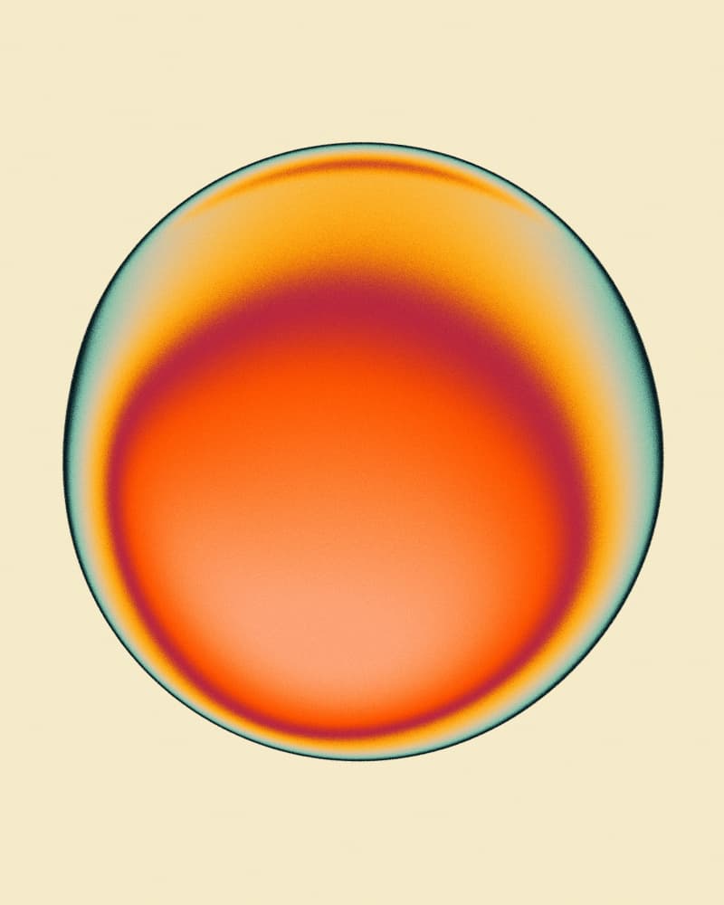 Warm Abstract Glow by Jazzberry Blue — canvas wall art