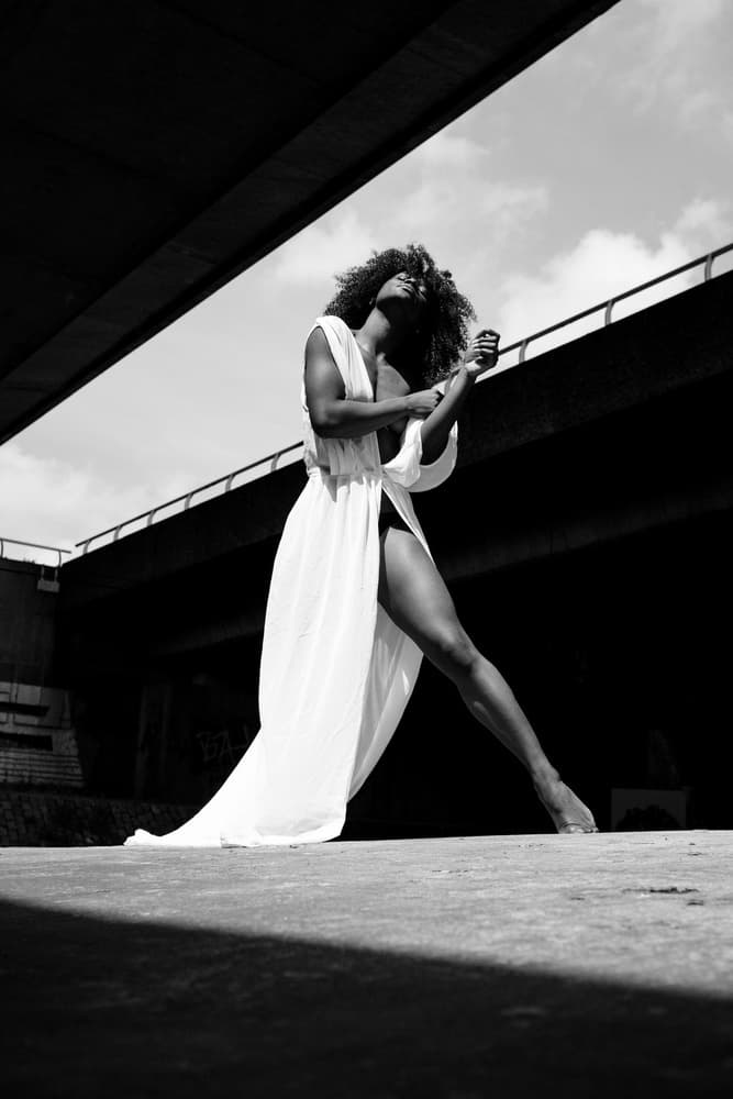 Graceful Urban Pose by Marco De Waal — canvas wall art