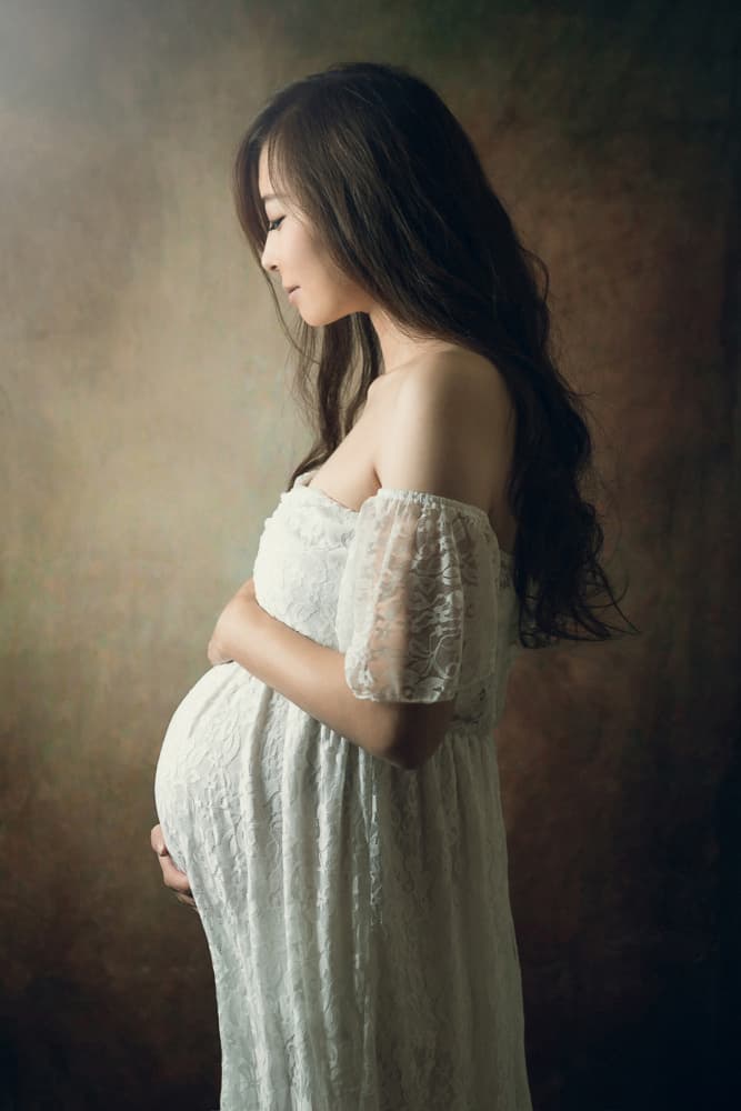 Quiet Motherhood Portrait by Kazuya Hashizume — canvas wall art