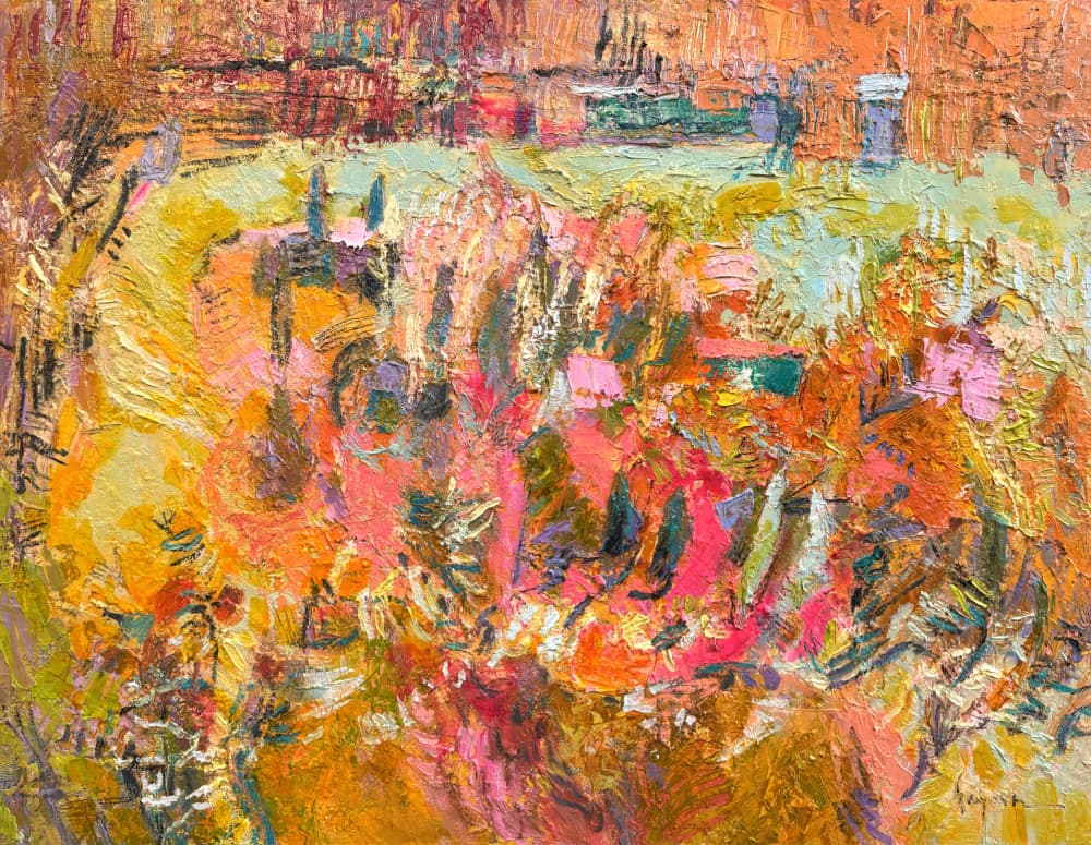 Vibrant Whirlwind by Dorothy Fagan — canvas wall art