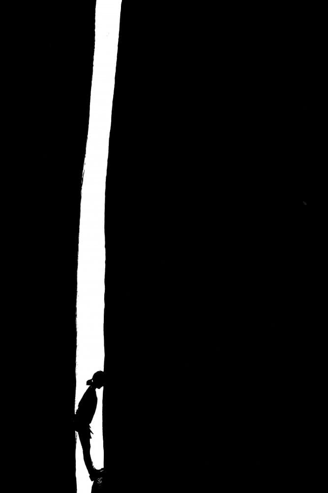 Contemplation In Contrast by Evelin Dobrev — canvas wall art