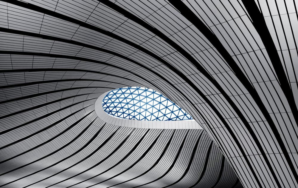 Fluid Modern Architecture by Ivan Huang — canvas wall art