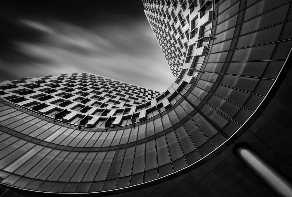 Modern Architecture Flow by Marc van Oostrum — canvas wall art