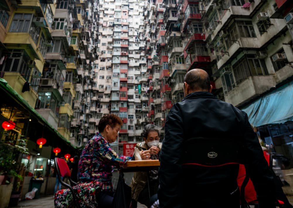 Hong Kong Street Life by GABA — canvas wall art