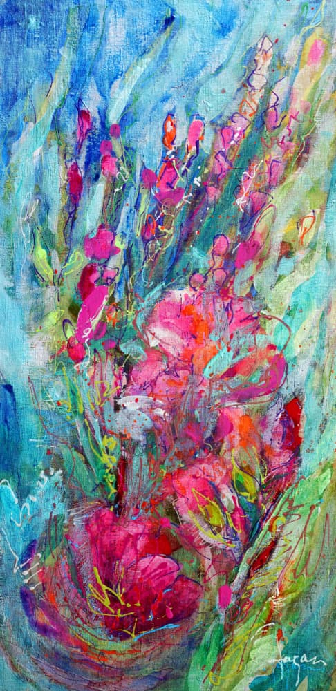  My Heart Blooms For You by Dorothy Fagan — canvas wall art