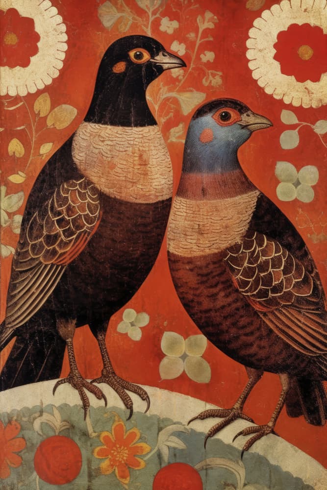 Avian Elegance by Treechild — canvas wall art