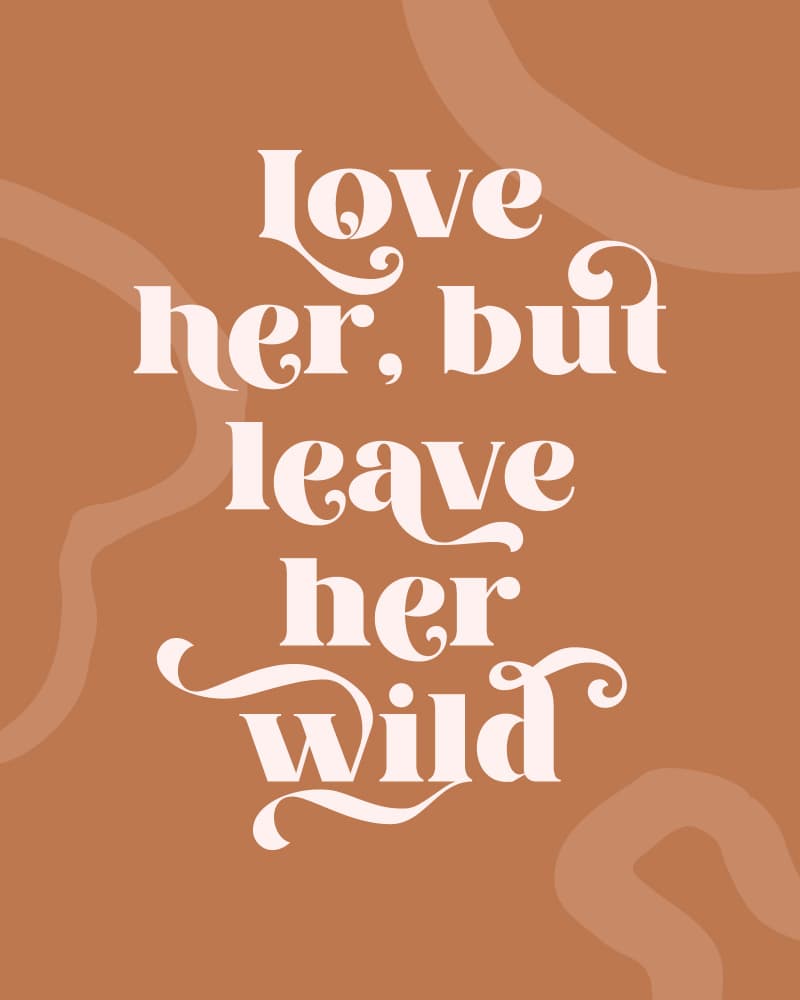 Leave Her Wild by KsanaKalpa — canvas wall art