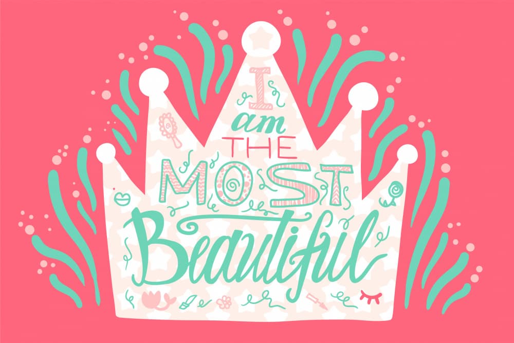 Most Beautiful Crown Quote by Marika Barsrsind — canvas wall art