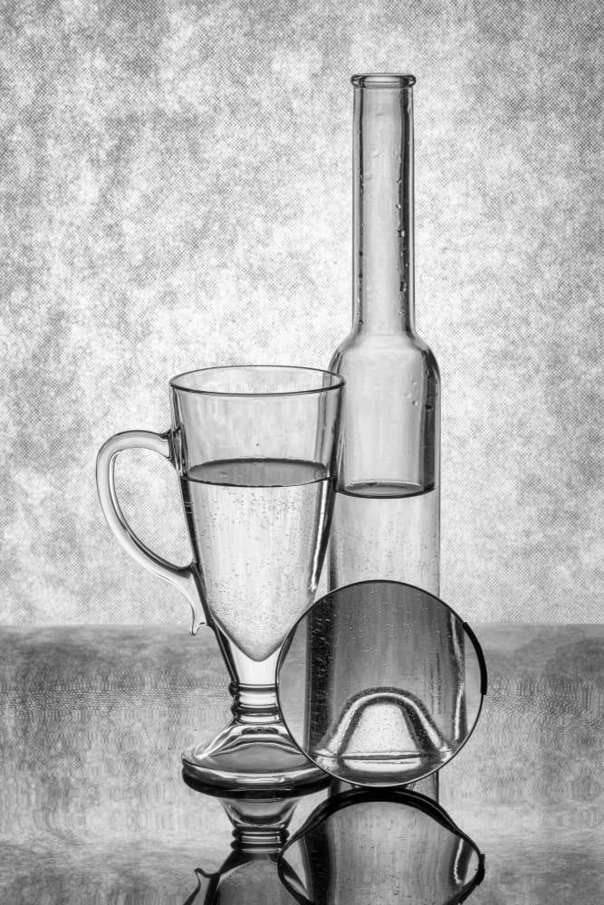 Clear Glass Reflections by Brig Barkow — canvas wall art