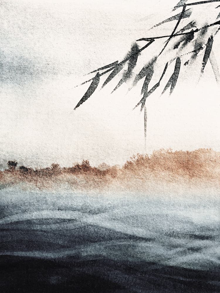 Tranquil Horizon by Treechild — canvas wall art