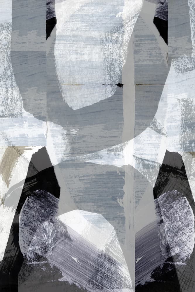 Modern Brushstroke Geometry by cartissi — canvas wall art