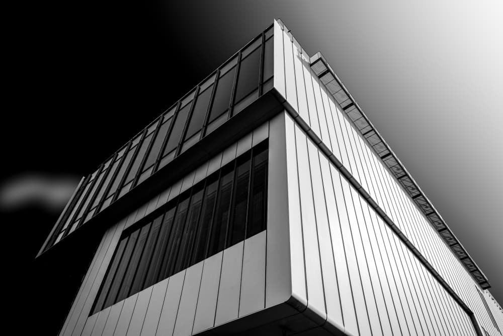 Sleek Urban Geometry by Jean Vandijck — canvas wall art