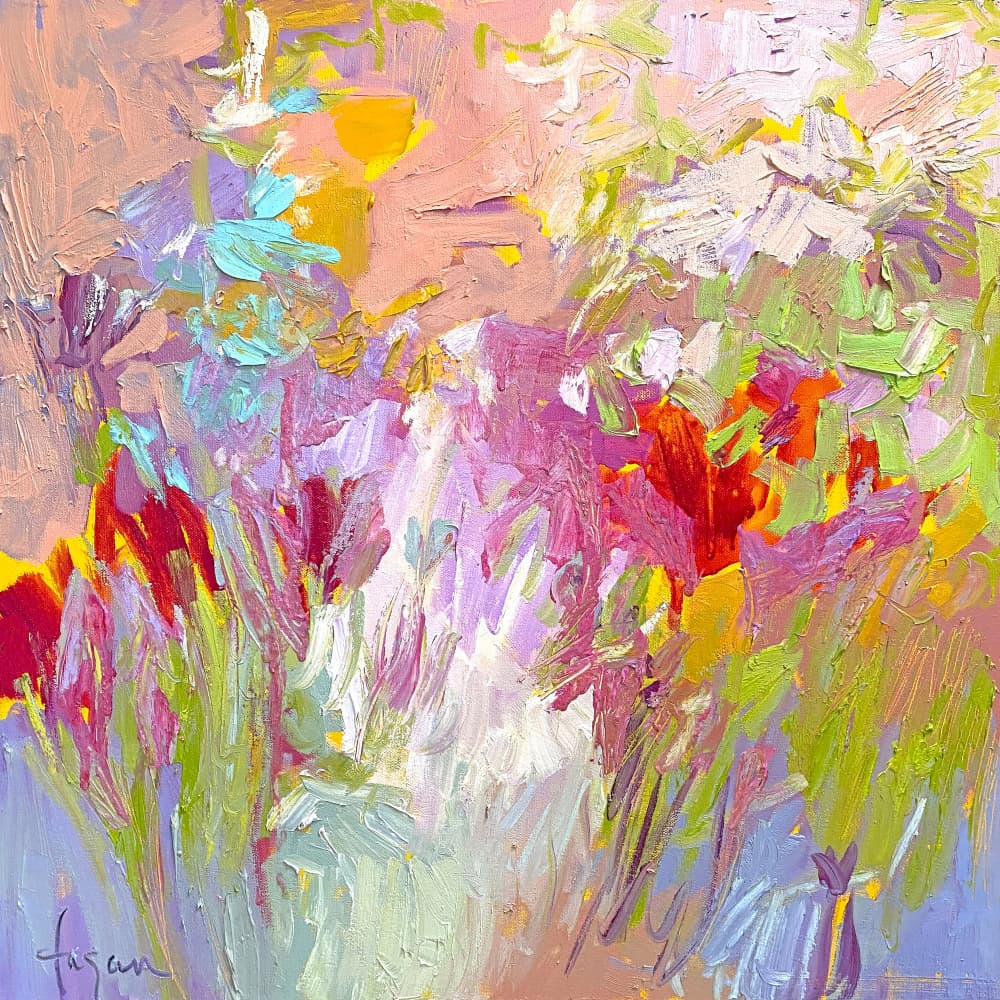 Colorful Bloom Palette by Dorothy Fagan — canvas wall art