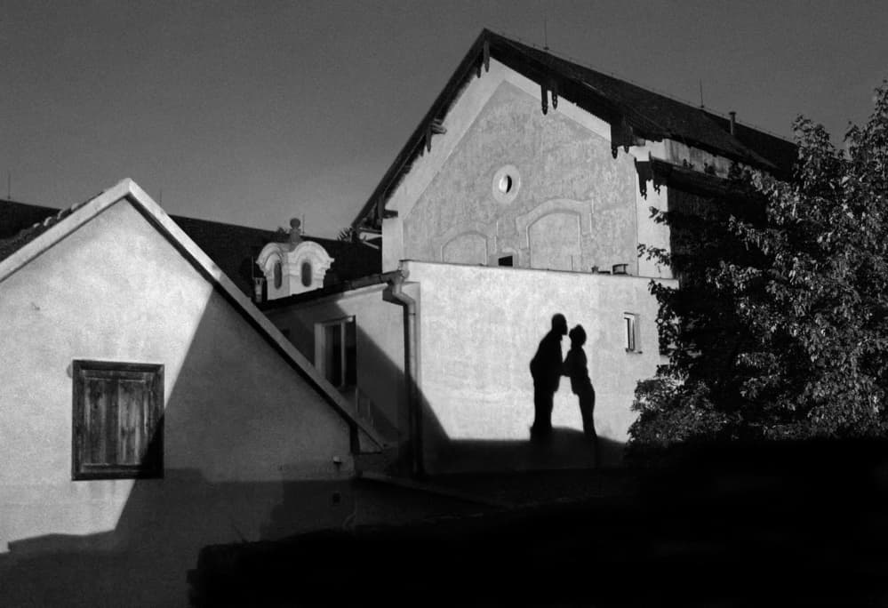 Kissing Shadows by Holger Goehler — canvas wall art