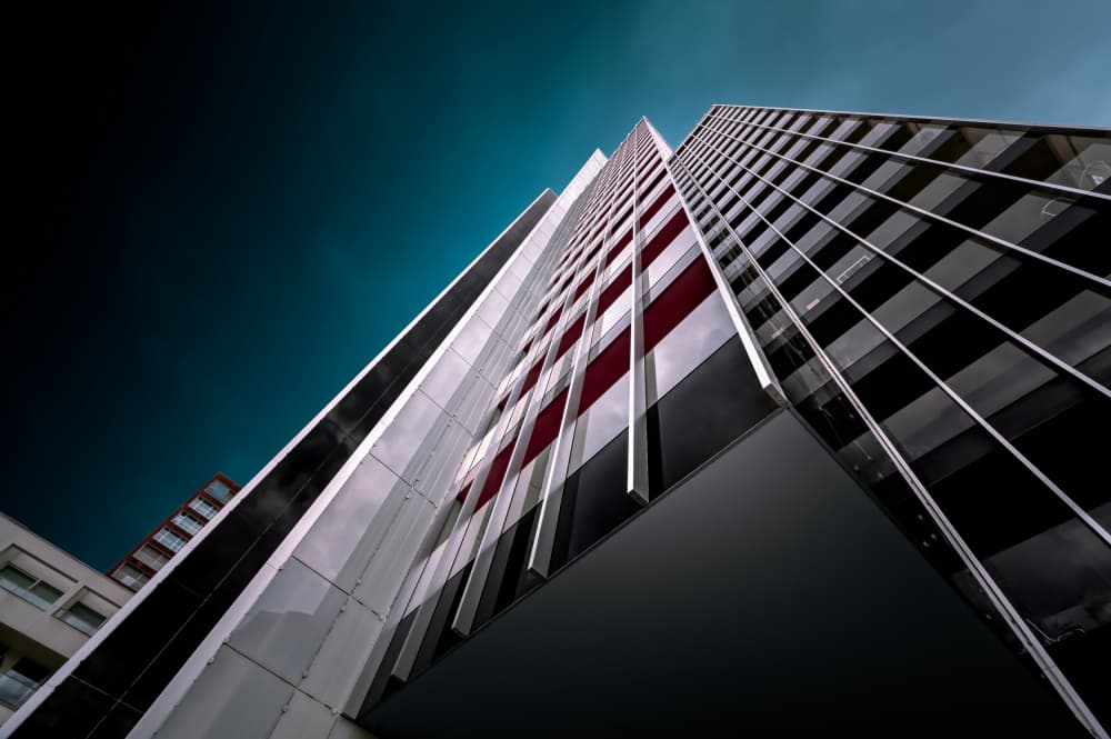 Modern Building Geometry by Marc Huybrighs — canvas wall art