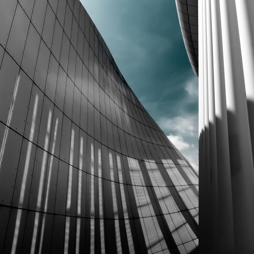 Modern Architectural Shadows by Markus Auerbach — canvas wall art