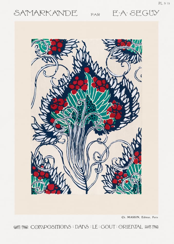 Samarkande 19 by Emile Alain Seguy — canvas wall art