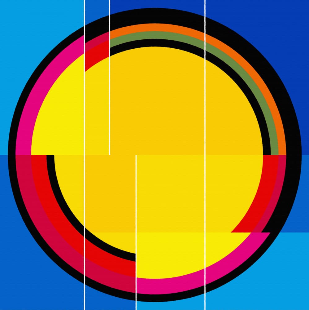 Vibrant Color Circle by Rafa Mateo — canvas wall art