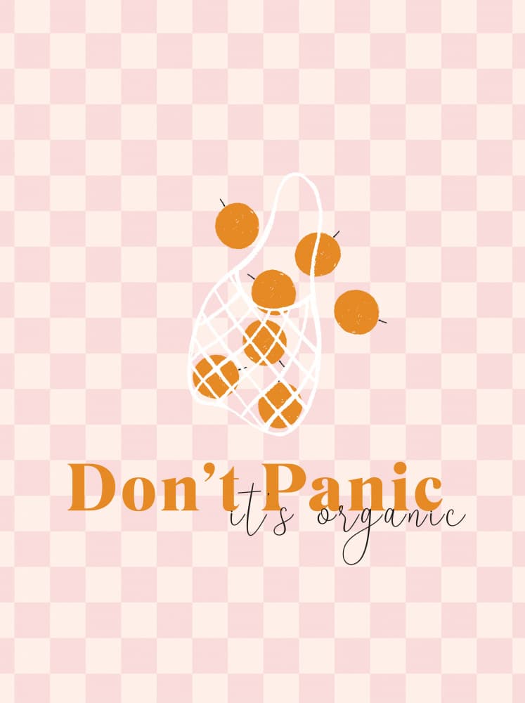 Don't Panic Organic by Aislinn Simmonds — canvas wall art
