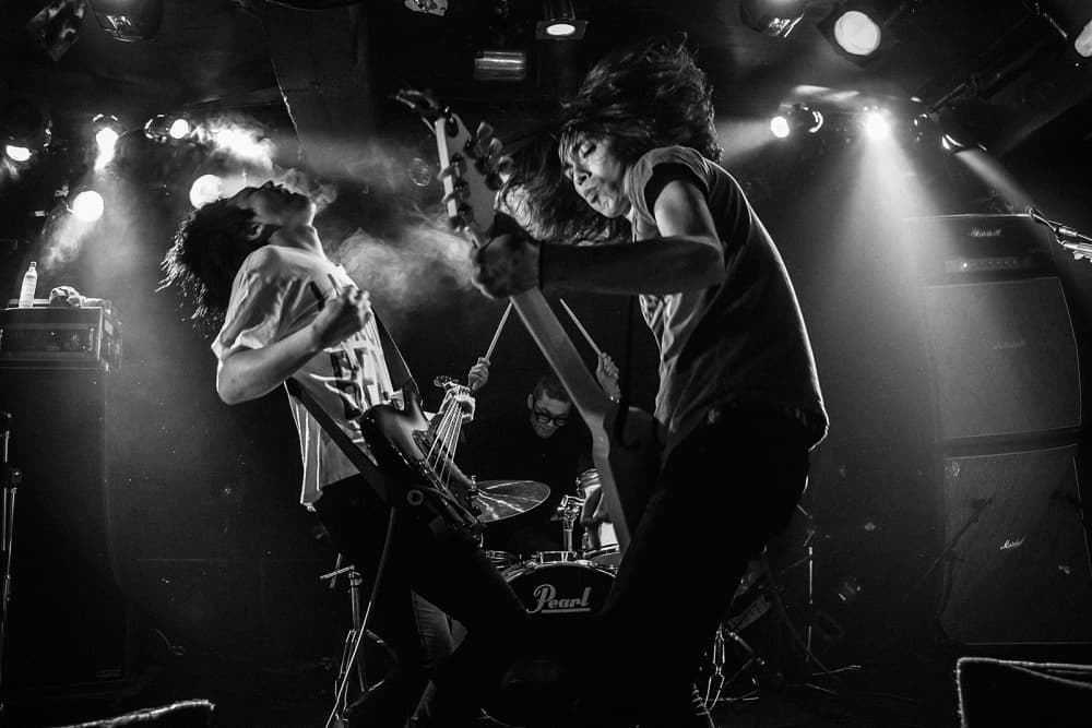Live Rock Performance by Kenji Nakamatsu — canvas wall art