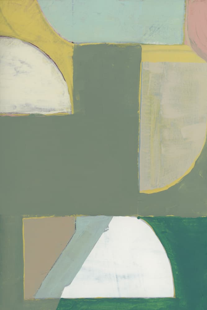 Muted Geometric Forms by cartissi — canvas wall art