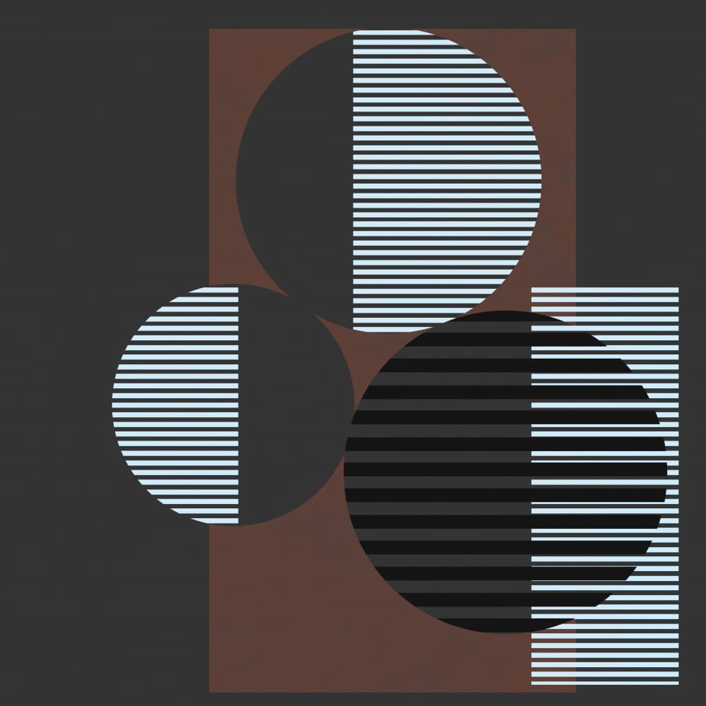 Modern Geometric Pattern by Carlos Perez Del Moro — canvas wall art