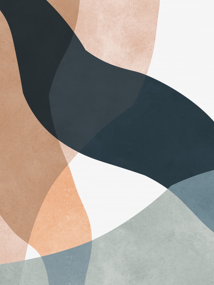 Abstract shapes 19 by Vitor Costa — canvas wall art