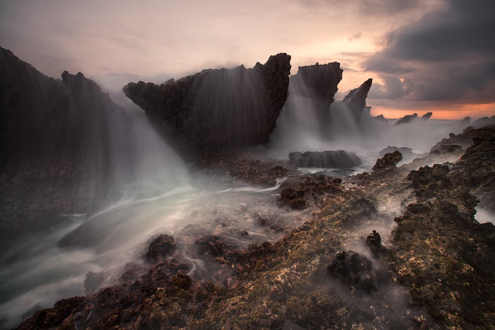 Dramatic Coastal Waves by Gunarto Song — canvas wall art