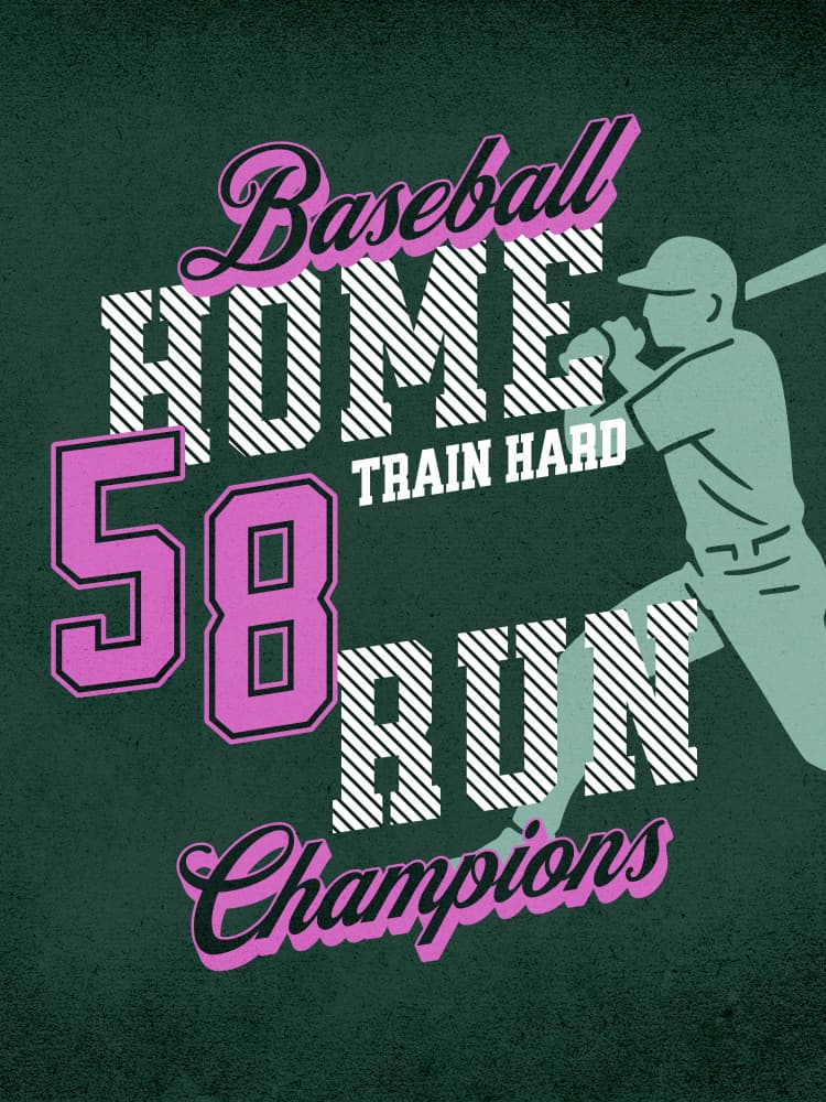 Baseball Home Run Champions by Pictufy Studio IV — canvas wall art