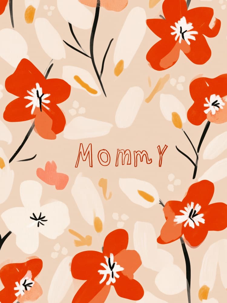 Floral Love by Treechild — canvas wall art