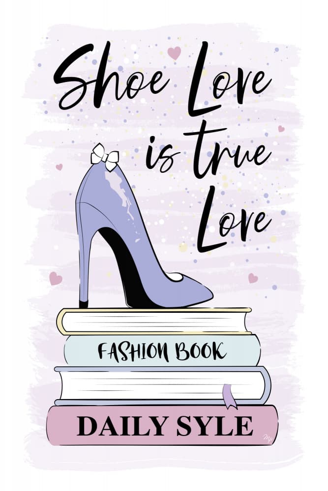 Shoe Love True Love by Martina — canvas wall art
