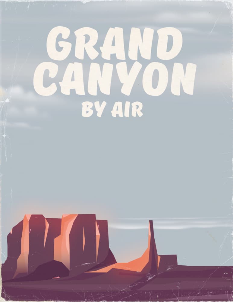 Grand Canyon By Air by Nicholas — canvas wall art