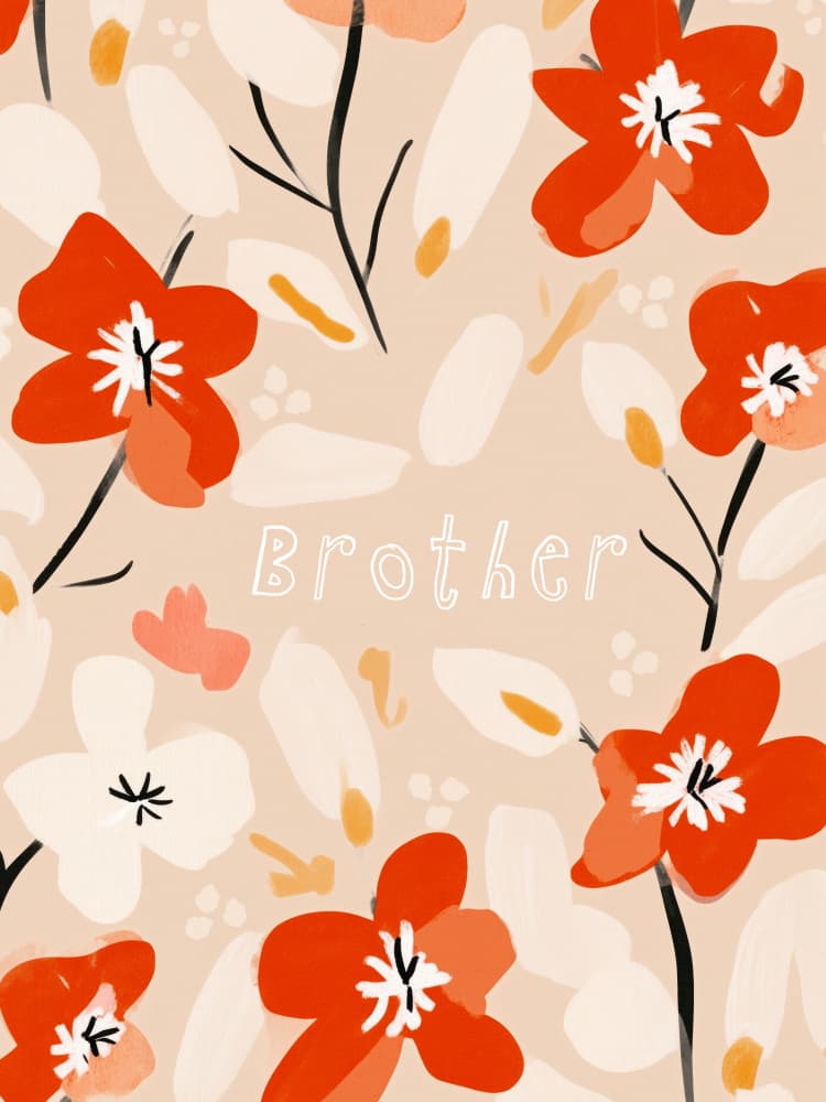Floral Harmony by Treechild — canvas wall art
