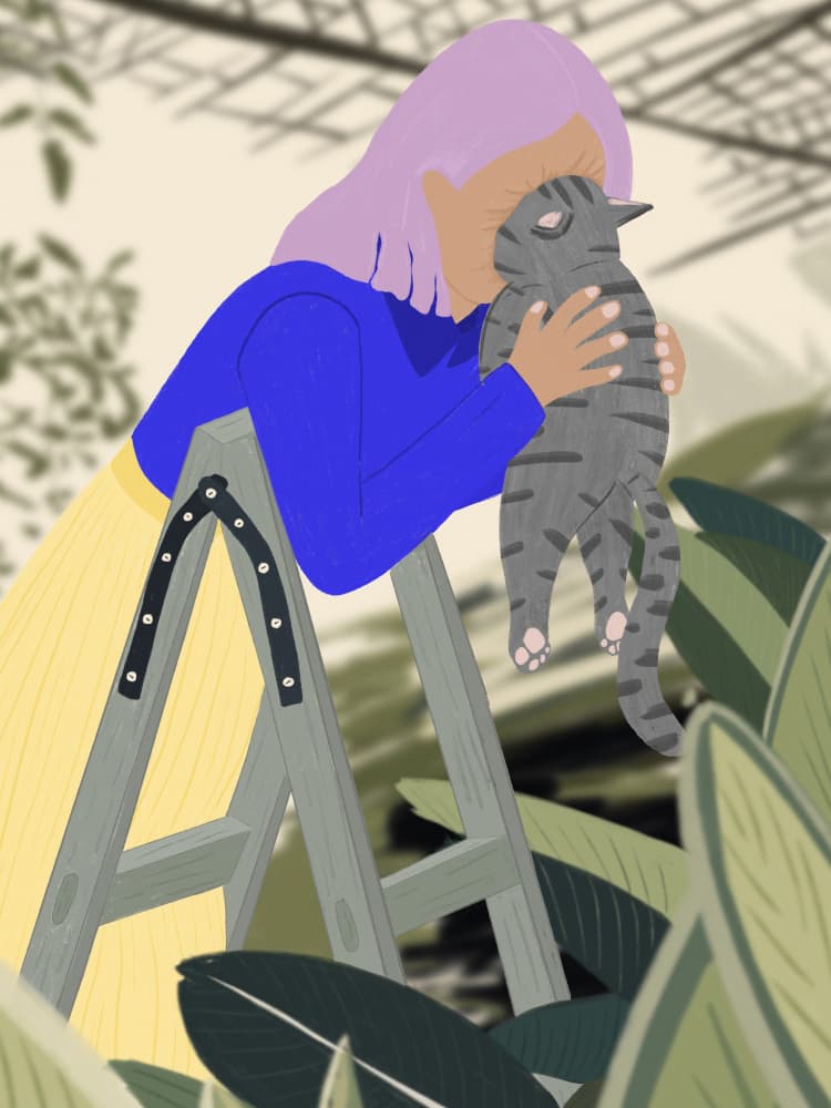 Hi Kitty, I love you! by Jota de jai — canvas wall art