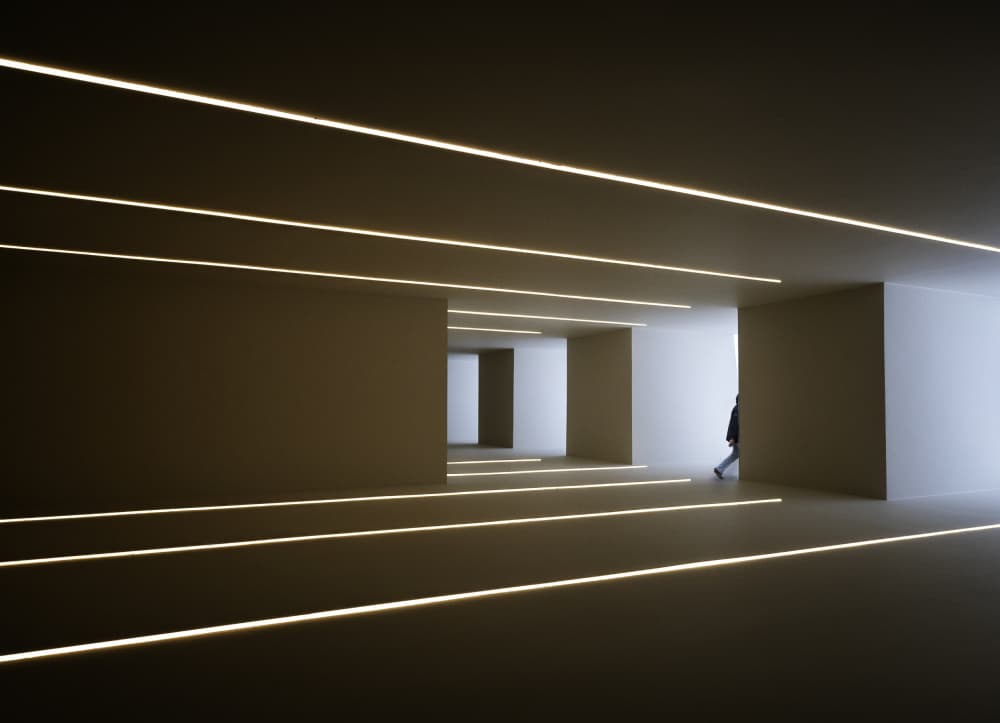 Modern Light Corridor by Maurits De Groen — canvas wall art