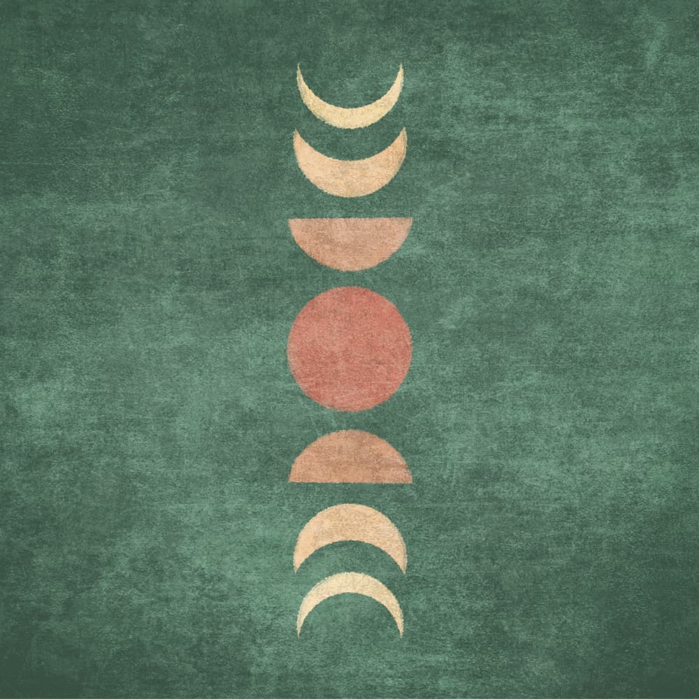 Celestial Phases by Emel Tunaboylu — canvas wall art