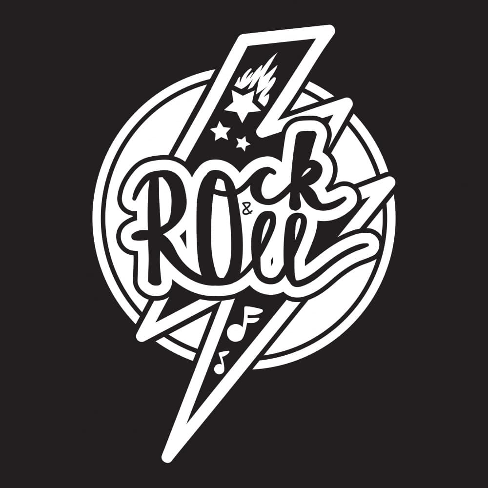 Electrifying Rock and Roll by Marika Barsrsind — canvas wall art