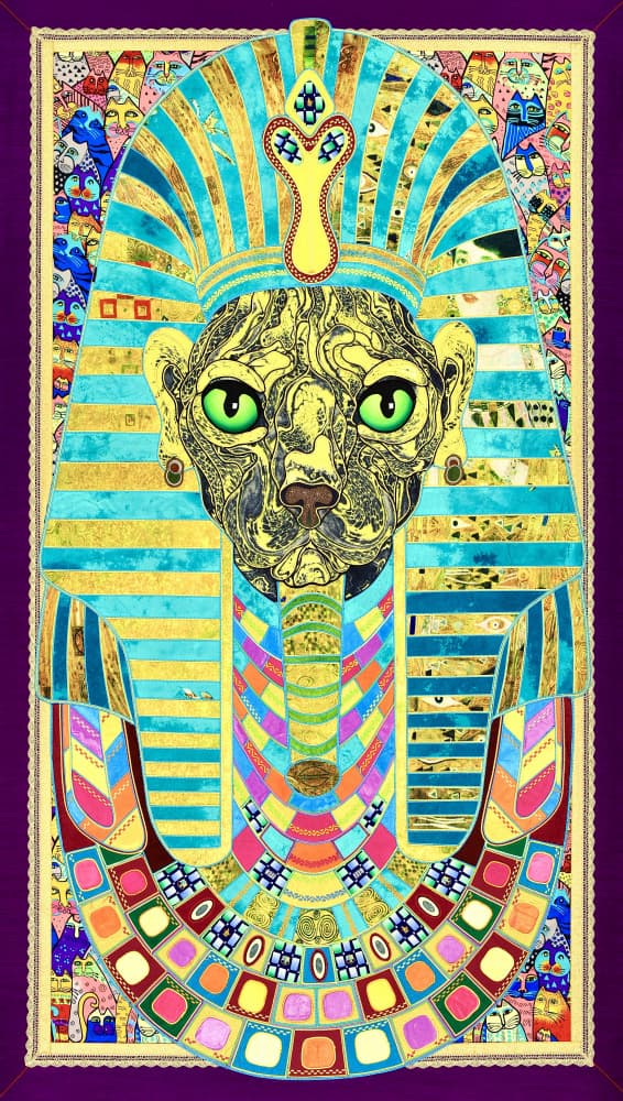 Pharaoh Cat King by Kostyantin Malginov — canvas wall art