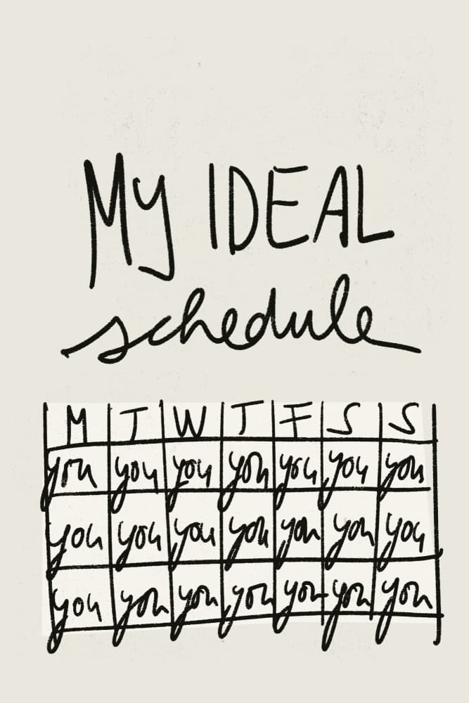 Myi deals chedule by Treechild — canvas wall art